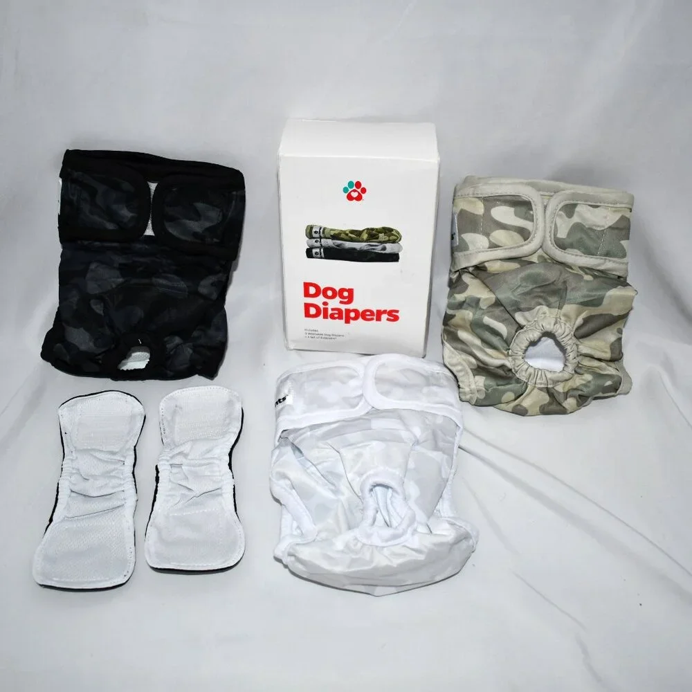 Pet Parents Premium Washable Female Dog Diapers & Extender 3 pack-Size: SMALL NI